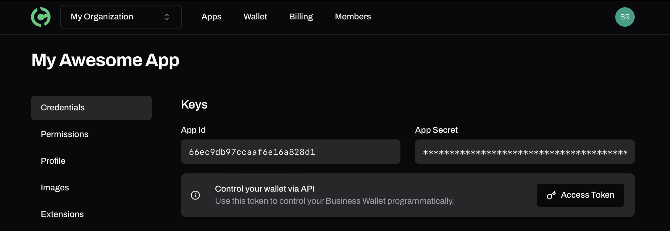 Developer Dashboard - Handcash Developer Documentation